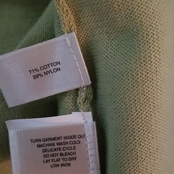 NWT Vintage Sage Green Sweater Set - Picture 6 of 6